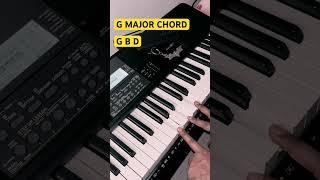 G Major Chord #musictutorial #viral #shorts #shortsvideo #trending #piano #keyboard #music #gmajor