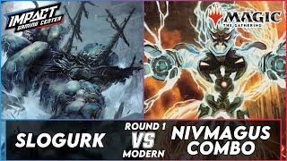 Slogurk (Mike) VS Nivgagus Combo (James) [PAPER] | Modern FNM at Impact Gaming Center | Rd 1