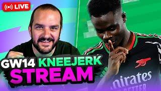 SAKA MEGA-HAUL  | FPL KNEEJERK GAMEWEEK 14 | LIVE Q&A | Fantasy Premier League Tips 2024/25