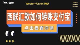 西联汇款 教学|3分钟学会如何使用西联汇款转账至支付宝|西联汇款转账攻略【海外换汇】