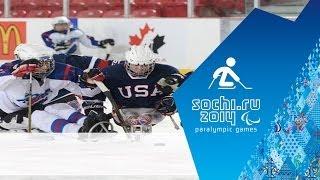 USA v Korea full game| Ice sledge hockey | Sochi 2014 Paralympic Winter Games