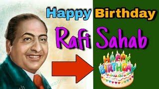 Happy Birthday Mohammad Rafi(Sahab) Whatsapp Status VideoRafi Whatsapp Status