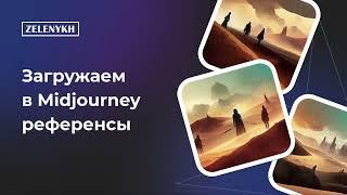 Как загрузить в Midjourney картинку референс