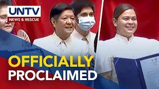 Marcos proclaimed President, Sara Duterte as VP with huge win in 2022 elections