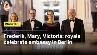 Frederik, Mary, Victoria and co: royals celebrate embassy in Berlin