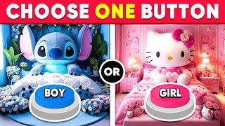 Choose One Button!  GIRL or BOY Edition  Daily Quiz