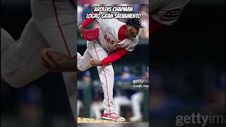 AROLDIS CHAPMAN LOGRO GRAN SALVAMENTO #mlb #beisbol #baseball