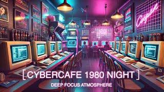  Cybercafé Nights | 1980s Retro Synth & Neon Ambience 