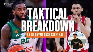 Olympiacos vs Panathinaikos TACTICAL BREAKDOWN | By Any Means Basketball 2023-24