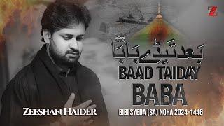 Baad Taiday Baba | Zeeshan Haider | New Noha Ayam e Syeda sa | 2024ء 1446ھ