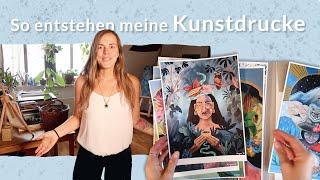 Vom Original zum Kunstdruck: So erstelle & verpacke ich meine Kunstdrucke | Kunst verkaufen