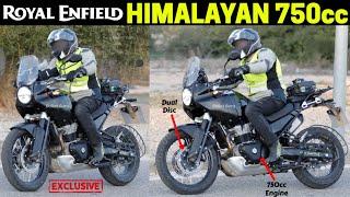 Royal Enfield Himalayan 750cc Spied Testing in Europe - Exclusive Details