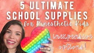 MY 5 FAVORITE HOMESCHOOL SUPPLIES FOR KINESTHETIC LEARNERS | BUDGET FRIENDLY | HOW WE USE THEM