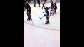 Maxton Playing Hockey