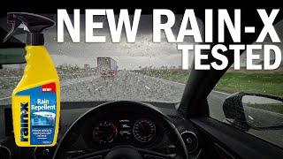 New Rain-X Rain Repellent - Application and testing at different speeds