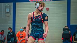 145 – Tyler Starr {G} of Bradley Bourbonnais IL vs. Aden Byal {R} of Chatham Glenwood IL