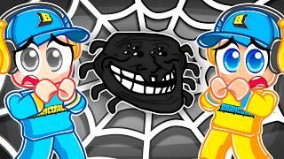 TROLLFACE DA ARANHA NO ROBLOX FIND THE TROLLFACES - Brancoala Games