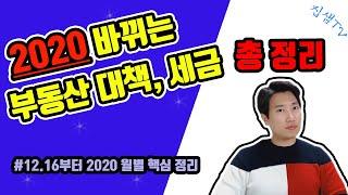 1216대책부터 바뀌는 2020부동산세금 부동산대책 총정리 집샘tv 의 부동산경매