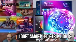 Hyrion 100ft Smart Led Strip Lights