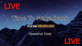 Live Speedrun Coop Time For Cash $$$   - hypixel skyblock