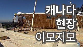 건축 현장 이모저모#2: 목조주택 시공현장@캐나다 밴쿠버(부제:사장 함 들이받고 때려칠까 어쩔까?)