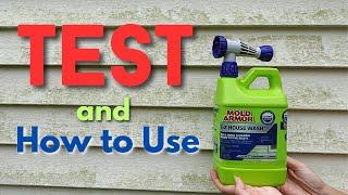 Mold Armor E-Z House Wash - TEST and How to Use