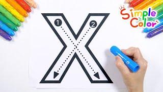 Learn the letters W and X while watching a fun situational drama | Easy alphabet taught by mom