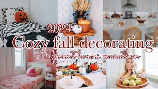 NEW  COZY FALL DECORATING MARATHON || FALL CLEAN AND DECORATE MARATHON || FALL DECOR IDEAS