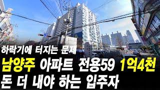 경기도 남양주시 아파트 1억4천만원 하락기에 터지는 문제