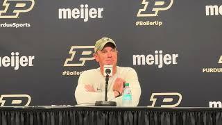 Purdue DC Kevin Kane pre-Oregon State press conference