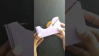 How to make a cardboard tape dispenser 