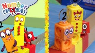 Pattern Palace - Numberblocks MathLink Cubes! | 12345 - Counting Cartoons For Kids