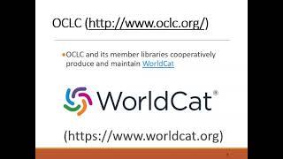 OCLC, Part 1