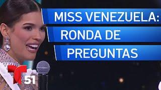 Miss Venezuela frente a los jueces: ¿cómo le fue en la ronda de preguntas?