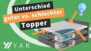 Topper Unterschiede: So erkennst Du gute und schlechte Topper 