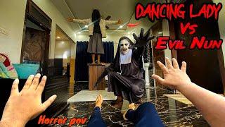 Serbian Dancing Lady vs Evil Nun | Horror pov | Alokdutta22