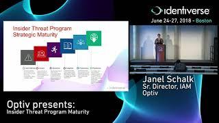 6/25 Optiv Presents: Insider Threat Program Maturity | Identiverse 2018