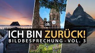 Ich bin wieder zurück! Die konstruktive Bildbesprechung - Vol. 3