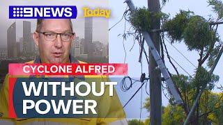 Ex-Tropical Cyclone Alfred: Over 300,000 homes and businesses without power | 9 News Australia