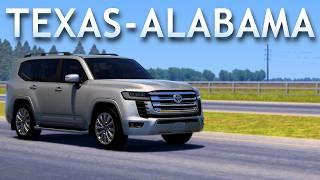 ATS Long Road Trip - Texas to Alabama | American Truck Simulator - Realistic Drive