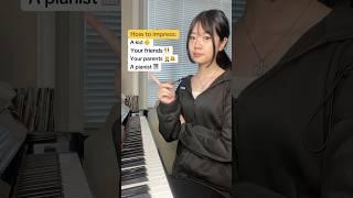 How pianists IMPRESS people  #piano #classicalmusic #classical #relatable #fyp #shorts