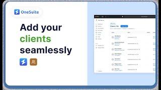 OneSuite Guide: Effective Client Management