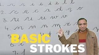 Basic Calligraphy Strokes (Beginner Calligraphy) | Navneet Setia| Cursive Handwriting