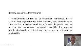 Derecho Económico Internacional