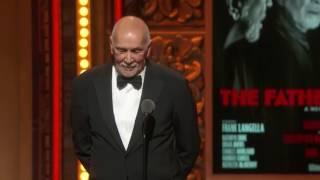 Acceptance Speech: Frank Langella - Best Leading Actor in a Play (2016)