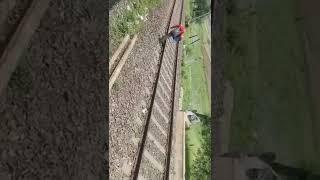 ralway walking (Ricks) #railway #viral #shorts