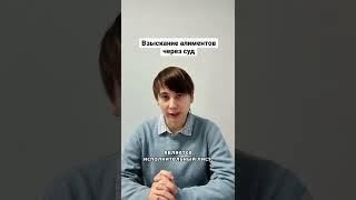 Судебный порядок взыскания алиментов!