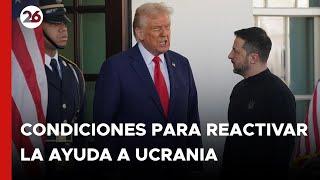  Las CONDICIONES que pone TRUMP para reactivar la AYUDA MILITAR a UCRANIA para la GUERRA