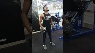 shoulder day. #latteral raise. #shorts #ayush fitness and vlogs