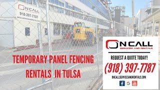 Temporary Panel Chain-Link Fencing | OnCall Services & Rentals